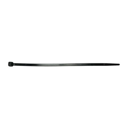 Midwest Fastener Cable Tie, 8 in L, Black, Nylon, 50 lb Strength, 100 PK 08061
